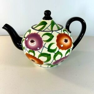 Vintage SMF Schramberg Germany hand painted teapot